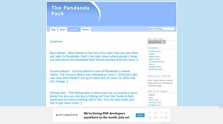 
                            13. Locations | The Pandanda Pack