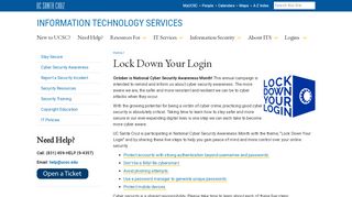 
                            5. Lock Down Your Login - UC Santa Cruz