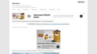 
                            5. Lock Screen Customizer for Windows 8.1 and Windows 8 - Winaero