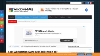 
                            5. Lock Workstation (Windows Sperren) mit der Windows-Taste + „L ...