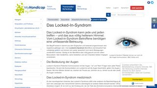 
                            9. Locked-In-Syndrom - Stiftung MyHandicap