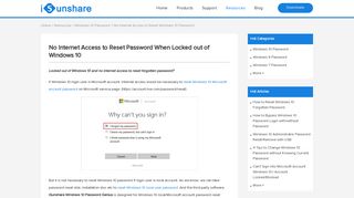 
                            11. Locked out of Windows 10 and No Internet to Reset Password