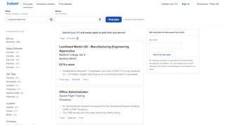 
                            6. Lockheed Martin UK Jobs - February 2019 | Indeed.co.uk