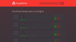 
                            1. locotrack.kereta-api.co.id passwords - BugMeNot