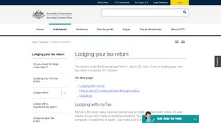 
                            6. Lodging your tax return | Australian Taxation Office