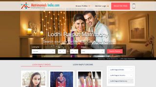 
                            9. Lodhi Rajput Matrimony - Matrimonials India