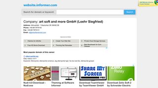 
                            10. Loehr Siegfried art soft and more GmbH at Website Informer