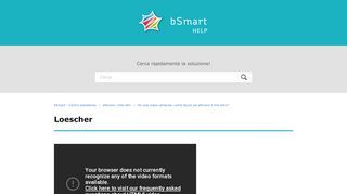 
                            5. Loescher – bSmart - Centro assistenza