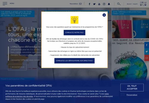 
                            5. L'Office franco-allemand pour la Jeunesse (OFAJ)