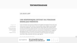 
                            9. log book lkpp – tentangpengadaan