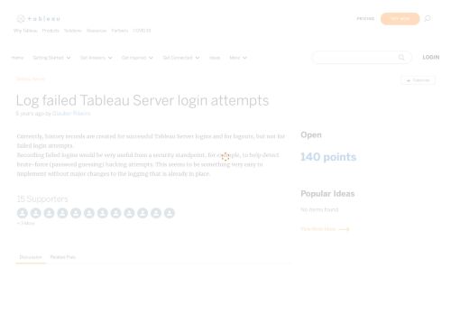 
                            5. Log failed Tableau Server login attempts |Tableau Community Forums