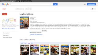 
                            13. Log Home Living - Google-teoshaun tulos