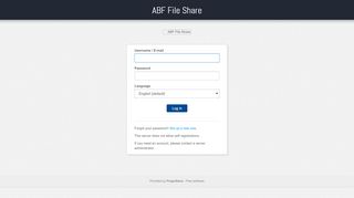 
                            6. Log in » ABF File Share