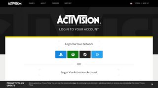 
                            5. Log in - Activision Account