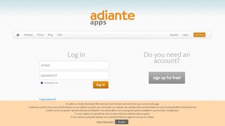 
                            2. log in adiante apps, mobile apps builder