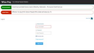 
                            13. Log In - Admin Dashboard - Wise Pay