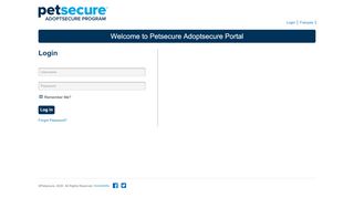 
                            5. Log in - Adoptsecure