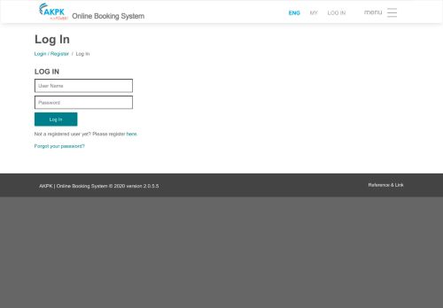 
                            6. Log In - AKPK | Online Booking System
