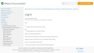 
                            4. Log in | Alfresco Documentation