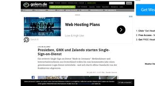 
                            13. Log-in-Allianz: Prosieben, GMX und Zalando starten Single-Sign-on ...