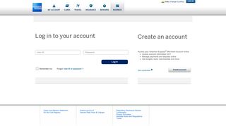 
                            4. Log in - American Express Merchant Services | Custom Login Page