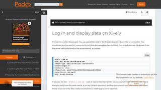 
                            11. Log in and display data on Xively - Arduino Home Automation Projects