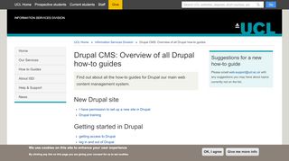 
                            6. Log in and out | UCL - Drupal Support - UCL - London's Global ...