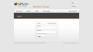 
                            10. Log In - APS Member Groups - Australian Psychological Society