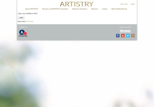 
                            13. Log in - ARTISTRY® | Amway Online