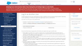 
                            12. Log In as Another User - Salesforce Help