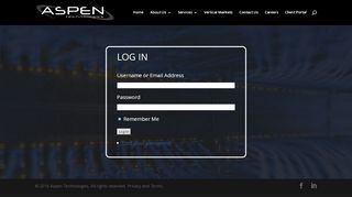 
                            4. Log In | Aspen Tech