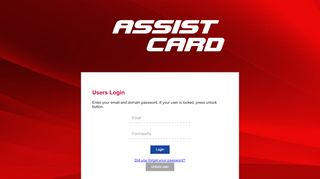 
                            1. Log In - Assist Card