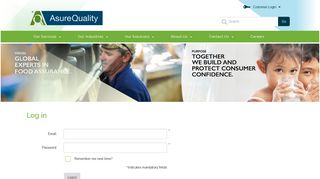 
                            1. Log in | AsureQuality