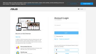 
                            6. Log in Asus - ASUS Account Login