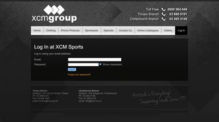 
                            7. Log in at XCM Sports