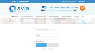 
                            11. Log In - Avia Dental Plan