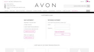 
                            4. Log In - Avonshop.ph