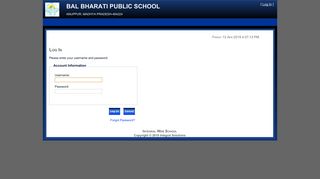 
                            3. Log In - bal bharati public school