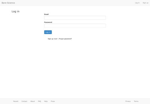 
                            10. Log in | Bare-Science