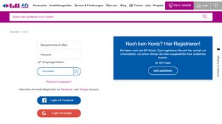 
                            1. Log-in - BFI OÖ