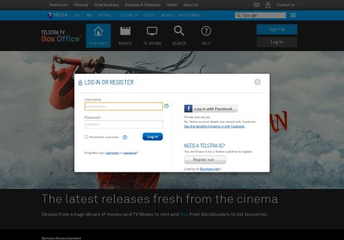 
                            5. Log In - BigPond Movies