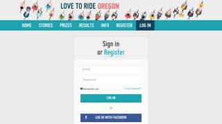 
                            8. Log in : Bike More Challenge 2019 - Love to Ride