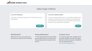 
                            5. Log in | Bisnode ID - Business Check