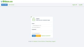 
                            4. Log in - Bitbox.co