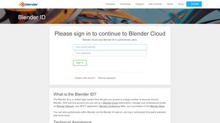 
                            8. Log In - Blender Cloud