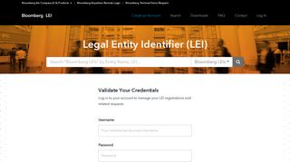 
                            4. Log In | Bloomberg LEI