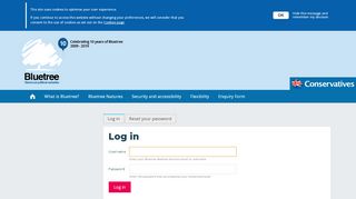 
                            5. Log in | Bluetree Website Services