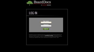 
                            6. Log In - BoardDocs