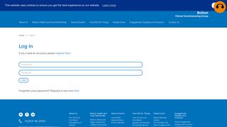 
                            1. Log In | Bolton CCG