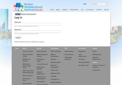 
                            10. Log in | Boston Neighborhood Network